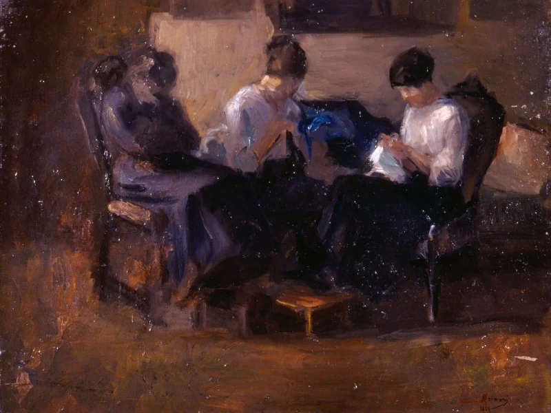 1884-Giovanni Maimeri - Conversazione - Artgate Fondazione Cariplo